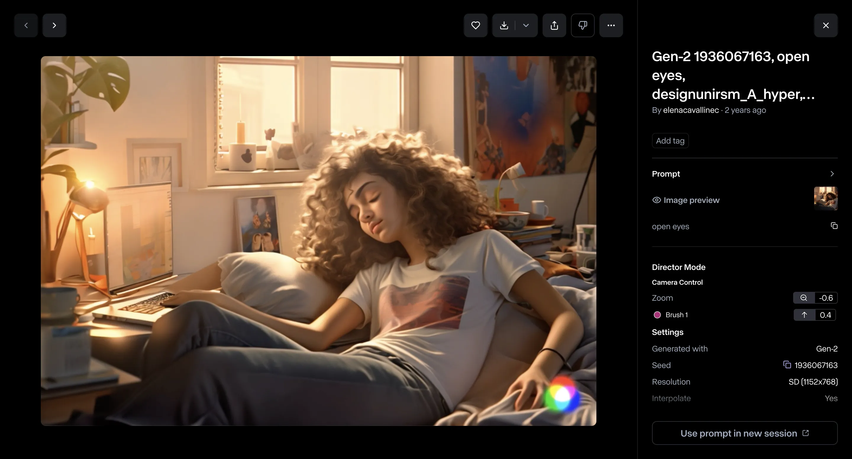Advanced motion graphics example
